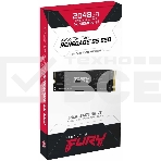Твердотельный накопитель Kingston SSD Fury Renegade, 2048GB, M.2(22x80mm), NVMe, PCIe 5.0 x4, 3D TLC, R/W 14700/14000MB/s, IOPs 2 200 000/2 200 000, TBW 2000, DWPD 0.5 (12 мес), фото2