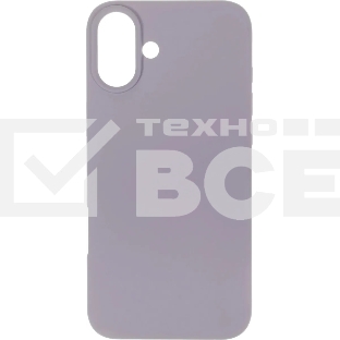 Чехол (клип-кейс) BoraSCO для Apple iPhone 16 Plus Microfiber Case лавандовый (73686)