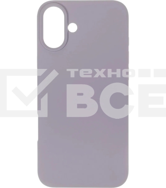Чехол (клип-кейс) BoraSCO для Apple iPhone 16 Plus Microfiber Case лавандовый (73686)