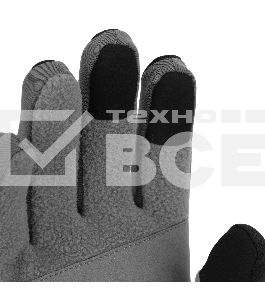 Перчатки универсальные Denzel 68087 искусственный мех, работа с сенсорным экраном, размер 9