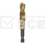 Сверло-метчик Denzel М12 х 1,25 мм, Р6М5, фото 1