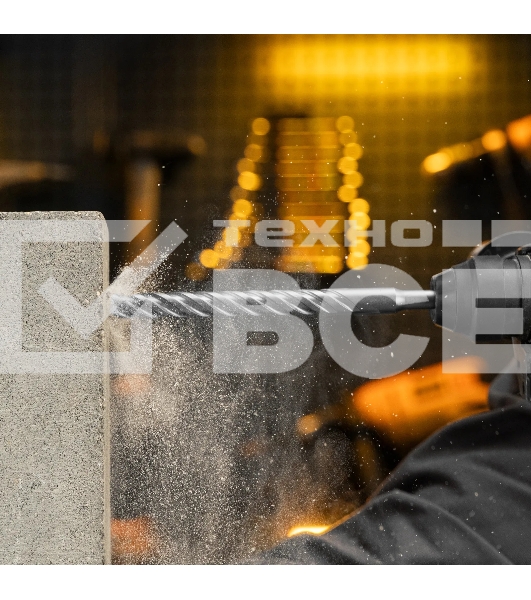 Бур по бетону Denzel цельная крестовая пластина, 14x215 мм, SDS PLUS