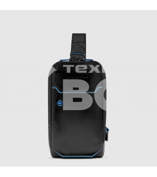 Рюкзак слинг мужской Piquadro Blue Square CA6898B2/N черный кожа