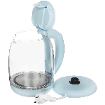 Чайник электрический Kitfort КТ-640-1 1.7 л, 2200 Вт, голубой (корпус: пластик/стекло), фото5