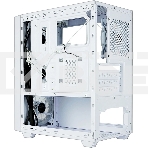 Компьютерный корпус Ginzzu CL660 mATX FAN 4*12FRGb передняя панель Решетка Белый, фото5