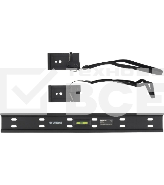 Кронштейн для телевизора Hyundai SL-X1 черный 32'-55' макс.50кг настенный фиксированный