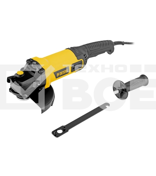 Машина шлифовальная угловая Denzel AGL180-2000, 2000 Вт, 180 мм, 8500 об/мин