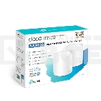 Бесшовный Mesh роутер TP-Link Deco X50(2-Pack) AX3000 10/100/1000BASE-TX, фото2