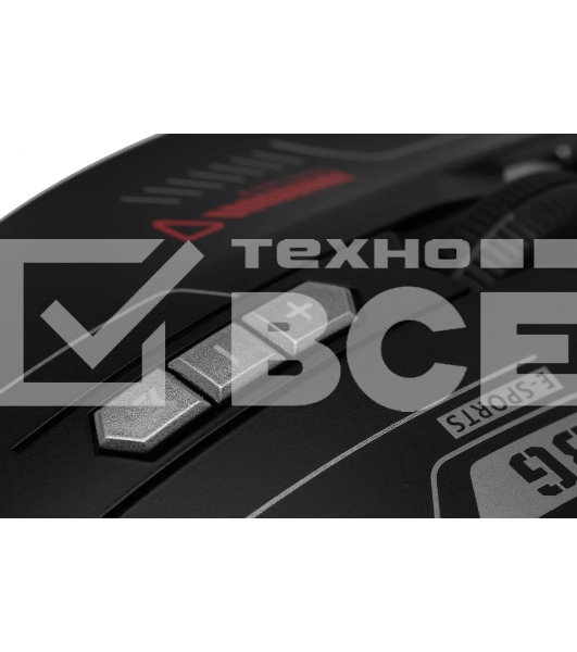 Мышь проводная A4Tech Bloody ES7 черный, 6000 dpi, USB, кнопки - 8