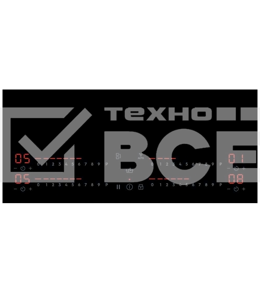 Индукционная варочная панель Electrolux CIS62450 на 4 конфорки, сенсорный слайдер DirectAccess, SenseCookBoil,Stop&Go, PowerBoost и Bridge, мощность: 7.8-11.7 кВт, независимая установка, размеры (ШхГ): 59x52 см,