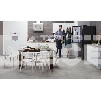 Холодильник Hansa FY418.3DFXC нержавеющая сталь трехкамерный 274/144л морозилка снизу, фото9