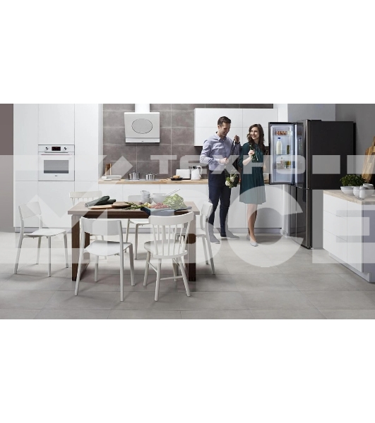 Холодильник Hansa FY418.3DFXC нержавеющая сталь трехкамерный 274/144л морозилка снизу