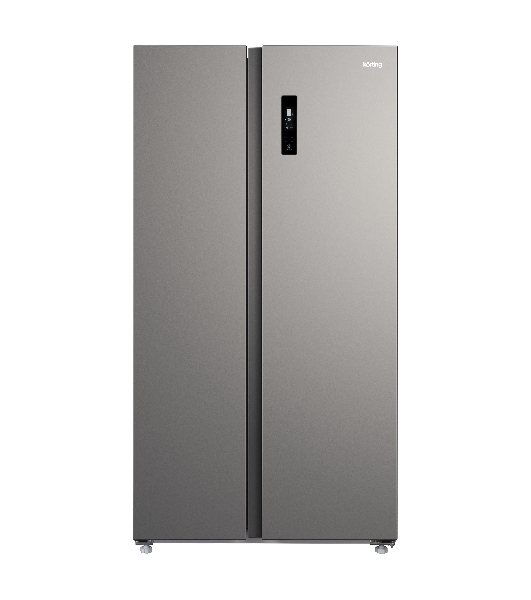 Холодильник Korting KNFS 93535 X нержавеющая сталь двухкамерный 356/203л морозилка сбоку, No Frost, Side by Side