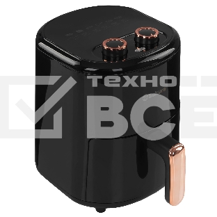 Аэрогриль Sakura SA-7677BK черный, 1200 Вт, 4 л, механическое управление, 9 программ