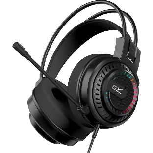 Гарнитура Genius HS-GX570U чёрный, проводная, USB, подсветка