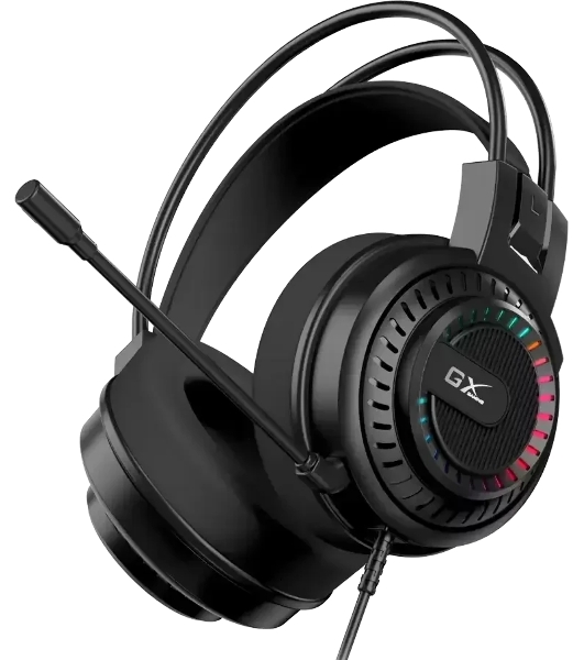 Гарнитура Genius HS-GX570U чёрный, проводная, USB, подсветка