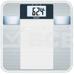 Весы напольные электронные Beurer BG13 макс.150кг серебристый