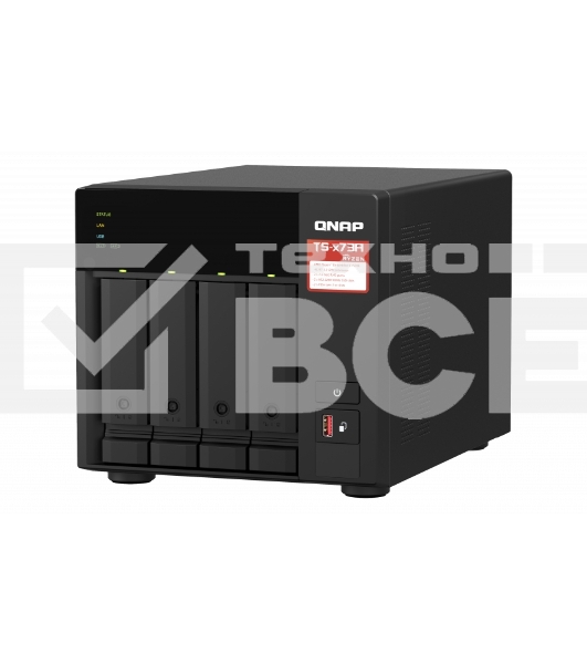 Сетевое хранилище NAS Qnap TS-473A-8G 4-bay Ryzen V1500B