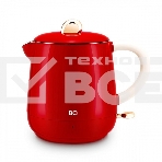 Чайник BQ KT1717P Red. Мощность:1000 Вт, Объем 0,6л, фото 1