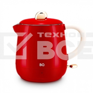 Чайник BQ KT1717P Red. Мощность:1000 Вт, Объем 0,6л