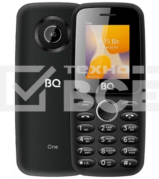 Мобильный телефон BQ 1800L One черный UNISOC SC T107