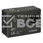 Видеорегистратор Digma FreeDrive Action 4K WiFi черный 8Mpix 2160x3840 2160p 140гр., фото 1