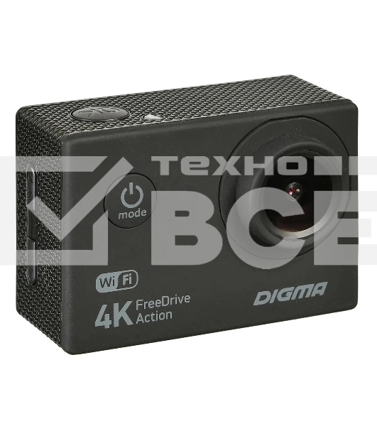 Видеорегистратор Digma FreeDrive Action 4K WiFi черный 8Mpix 2160x3840 2160p 140гр.