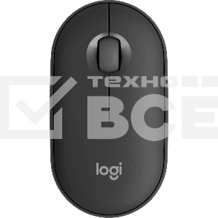 Мышь беспроводная Logitech Pebble 2 M350S графитовый, 4000 dpi, Bluetooth, кнопки - 3