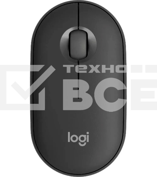 Мышь беспроводная Logitech Pebble 2 M350S графитовый, 4000 dpi, Bluetooth, кнопки - 3