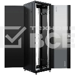 Шкаф коммутационный NTSS Премиум (NTSS-R42U6060GS-BL) напольный 42U 600x600мм пер.дв.стекл металл 900кг черный 510мм 86кг 1987мм IP20 сталь, фото11
