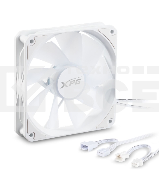 Вентилятор для корпуса ADATA XPG VENTO R 120 ARGB PWM белый, 120 мм, 1600 об/мин, 32 дБ, 4 pin