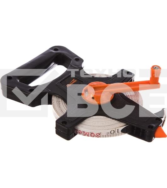 Рулетка Sparta геодезическая 30 мх12.5мм лента пвх открытый корпус