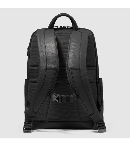 Рюкзак мужской Piquadro Black Square CA6501B3/N, кожа, черный
