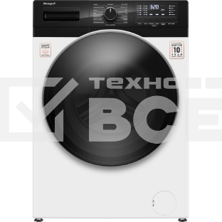 Стиральная машина Weissgauff WM 61210 DC Inverter Steam белый, загрузка фронтальная 10,5 кг, 1200 об/мин, класс А+++