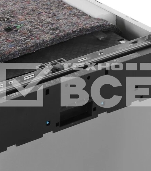 Встраиваемая посудомоечная машина Beko BDIN16520Q, полноразмерная, ширина 59.8см, полновстраиваемая, загрузка 15 комплектов, белый