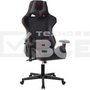 Кресло игровое A4Tech Bloody GC-400, черный/красный, крестовина пластик