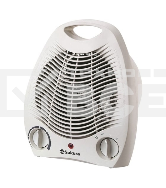 Тепловентилятор Sakura SA-0500W, белый, 2000 Вт, 25 м2, термостат
