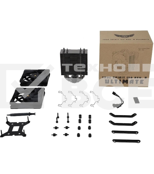 Устройство охлаждения(кулер) Thermalright True Spirit 120 Ultimate Soc-AM5/AM4/1151/1200/2066/2011/1700 4-pin 29.6dB Al+Cu 585gr Ret (TRUE-SPIRIT-120-ULT)