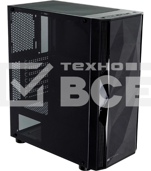 Компьютерный корпус Aerocool/Formula F-3401 (V1) черный без БП ATX 3x120мм 2xUSB 2.0 1xUSB 3.0 audio bott PSU