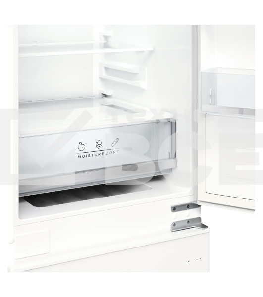 Встраиваемый холодильник Kuppersberg RBN 1761, High-Tech, ВхШхГ 178.5х54х55 см, объем 274 л, инверторный компрессор, электронное управление, скользящее крепление фасада, No Frost, LED освещение, супер заморозка, энергоэффективность А++