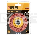 Щетка для УШМ Denzel 100 мм, плоская, нейлоновая щетина, посадка 22,2 мм, фото3