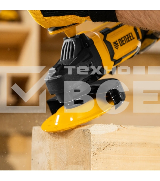 Чашка твердосплавная зачистная Denzel 125 мм, плоская, крупное зерно #8