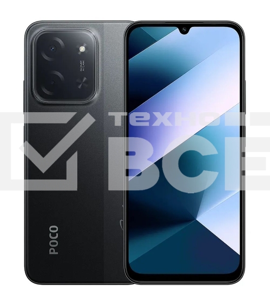 Смартфон POCO C85 6/128Gb черный (MZB0LGERU)