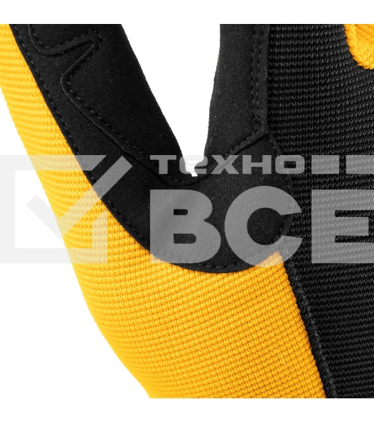 Перчатки универсальные Denzel на липучке, размер 9