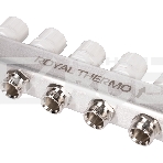 Коллектор Royal Thermo нерж. в сборе с расходомерами 1