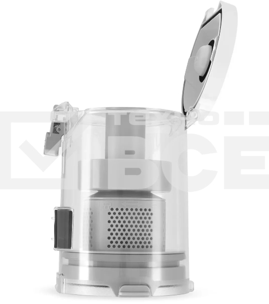 Пылесос вертикальный Coolfort CF-3004 белый, питание от аккумулятора, 150 Вт, уборка сухая/влажная, пылесборник 0,5 л, работа от АКБ max 30 мин.