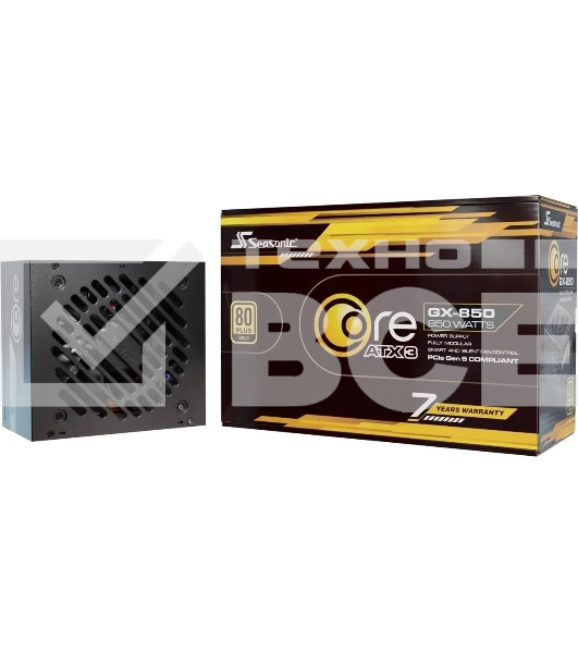 Блок питания Seasonic ATX 850W Core GX-850 Gen.5 80 PLUS gold 24pin APFC 120мм fan 8xSATA Cab Manag RTL