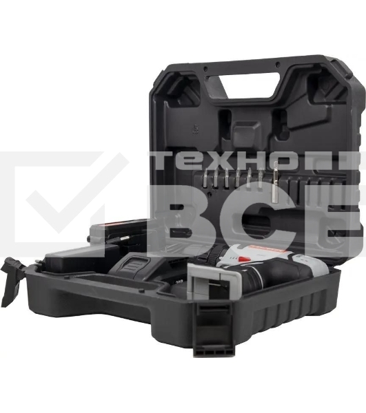 Дрель-шуруповерт аккумуляторная Ресанта ДА-20-2ЛК 75/14/11, Аккумуляторная, 20В, 2 АКБ, Кейс