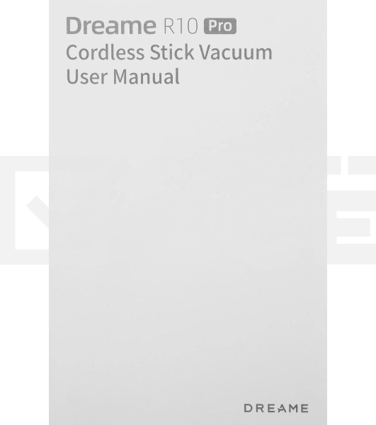 Пылесос вертикальный Dreame Cordless Vacuum Cleaner R10 Pro черный, питание от аккумулятора, 150 Вт, уборка сухая, пылесборник 0.6 л