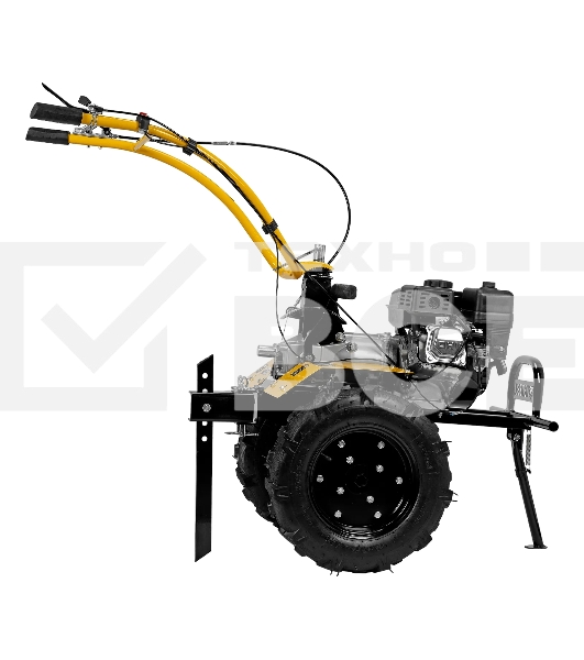 Мотоблок Denzel DPT-370X 7 л.с., диск.сцеп, шир 90 см, глуб 35 см, фрез 3х4, ВОМ, передачи 3В/1Н